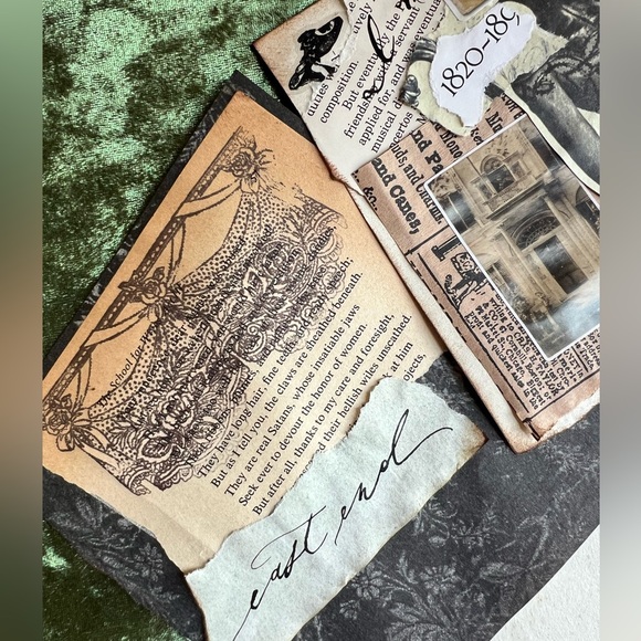 Jack the Ripper Victorian Ephemera Kit – Dark Academia Junk Journal Pack - Picture 12 of 13